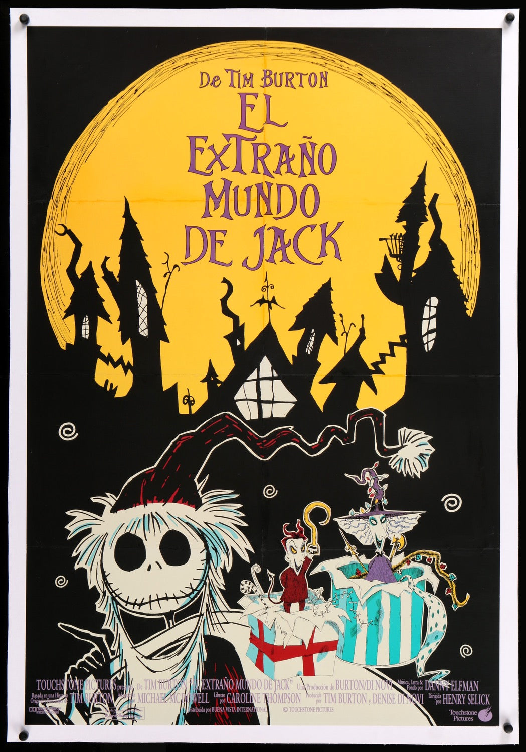 Nightmare Before Christmas (1993) original movie poster for sale at Original Film Art