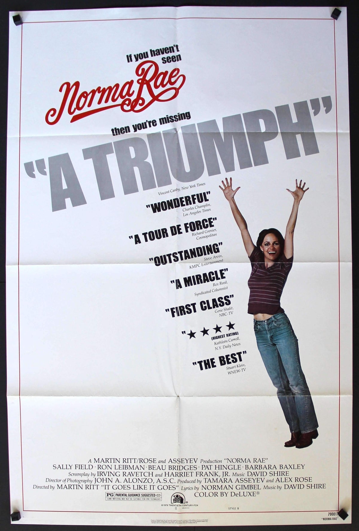 Norma Rae (1979) original movie poster for sale at Original Film Art - Vintage Movie Posters