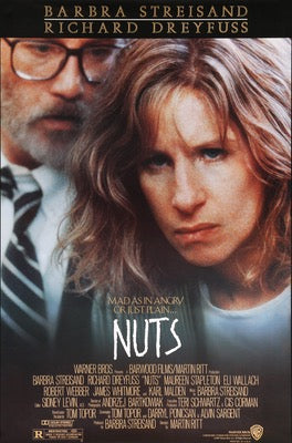 Nuts (1987) original movie poster for sale at Original Film Art - Vintage Movie Posters