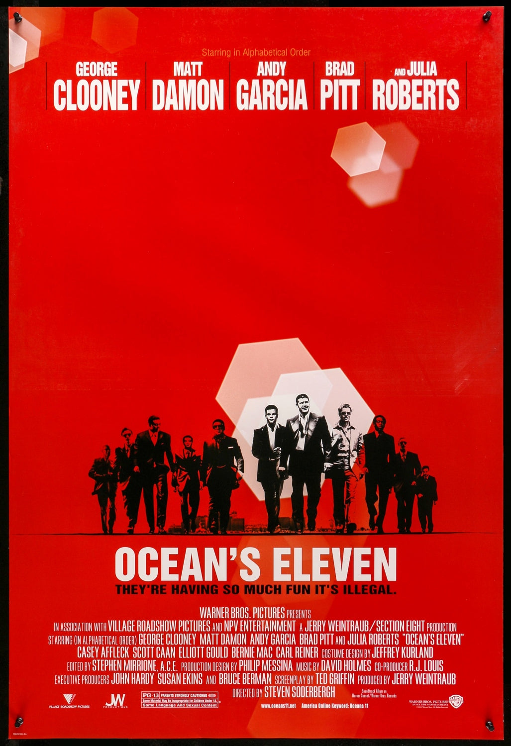 Ocean&#39;s Eleven (2001) original movie poster for sale at Original Film Art