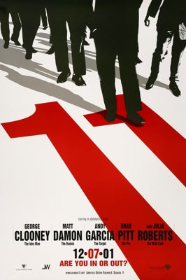 Ocean's Eleven (2001) original movie poster for sale at Original Film Art - Vintage Movie Posters