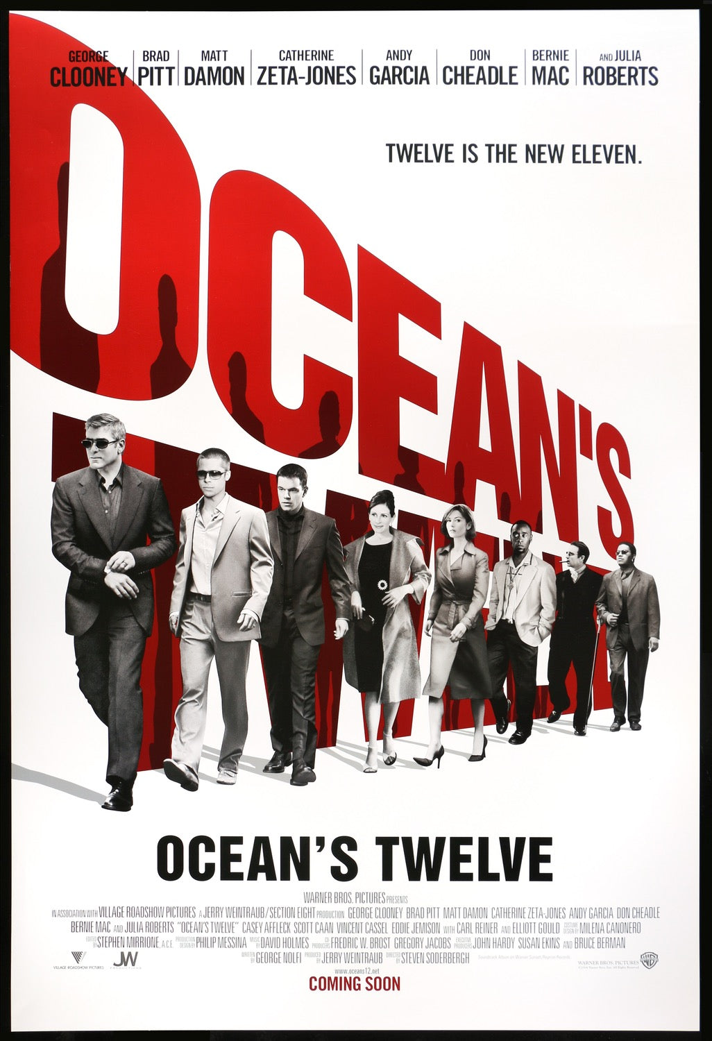 Ocean&#39;s Twelve (2004) original movie poster for sale at Original Film Art - Vintage Movie Posters