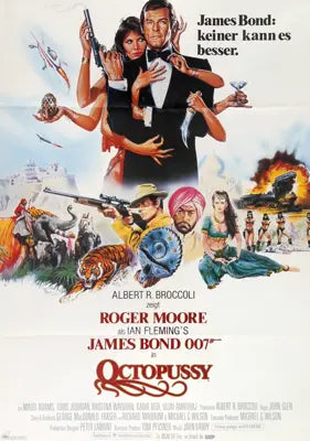 Octopussy (1983) original movie poster for sale at Original Film Art - Vintage Movie Posters