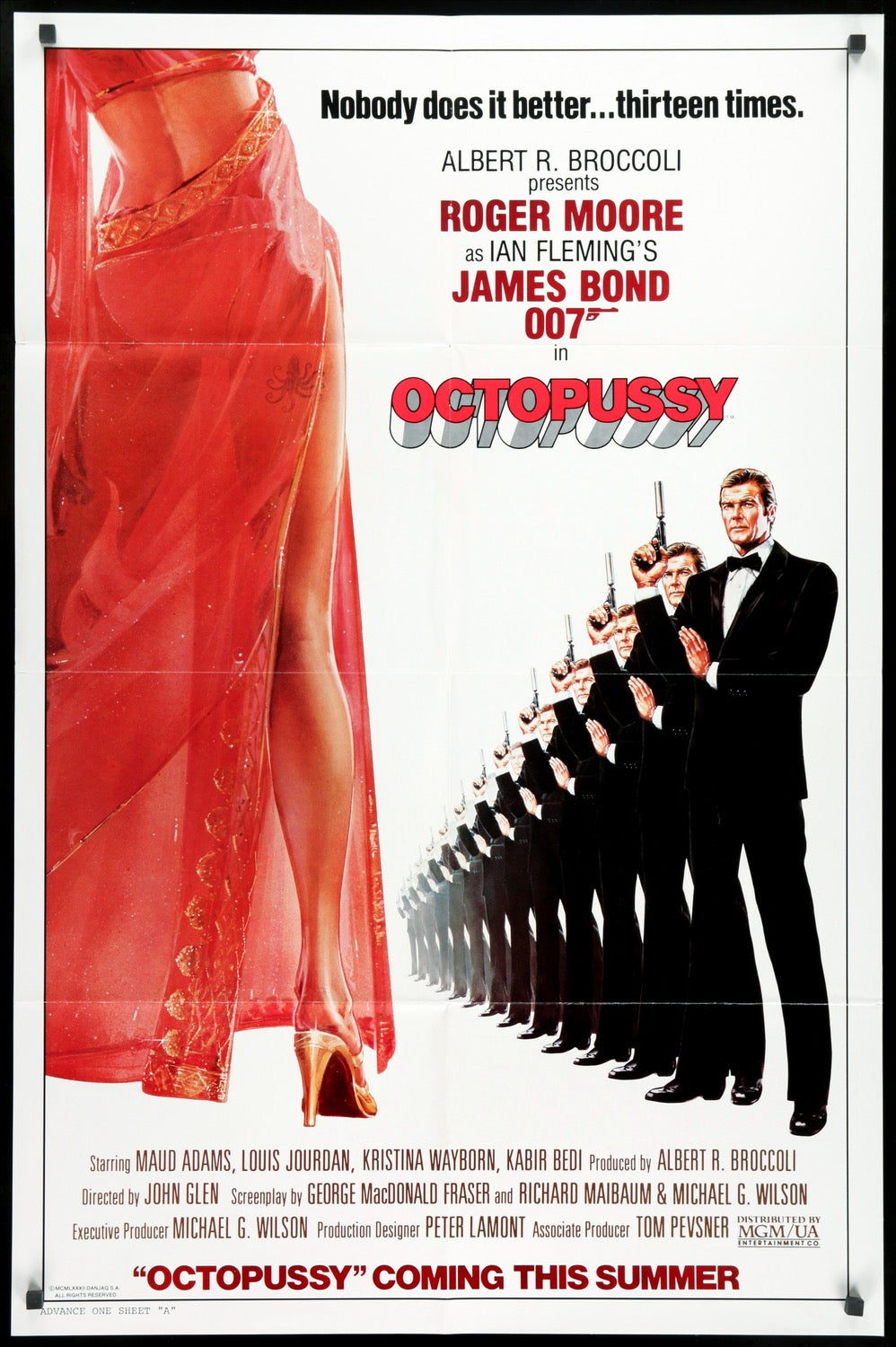 Octopussy (1983) original movie poster for sale at Original Film Art - Vintage Movie Posters