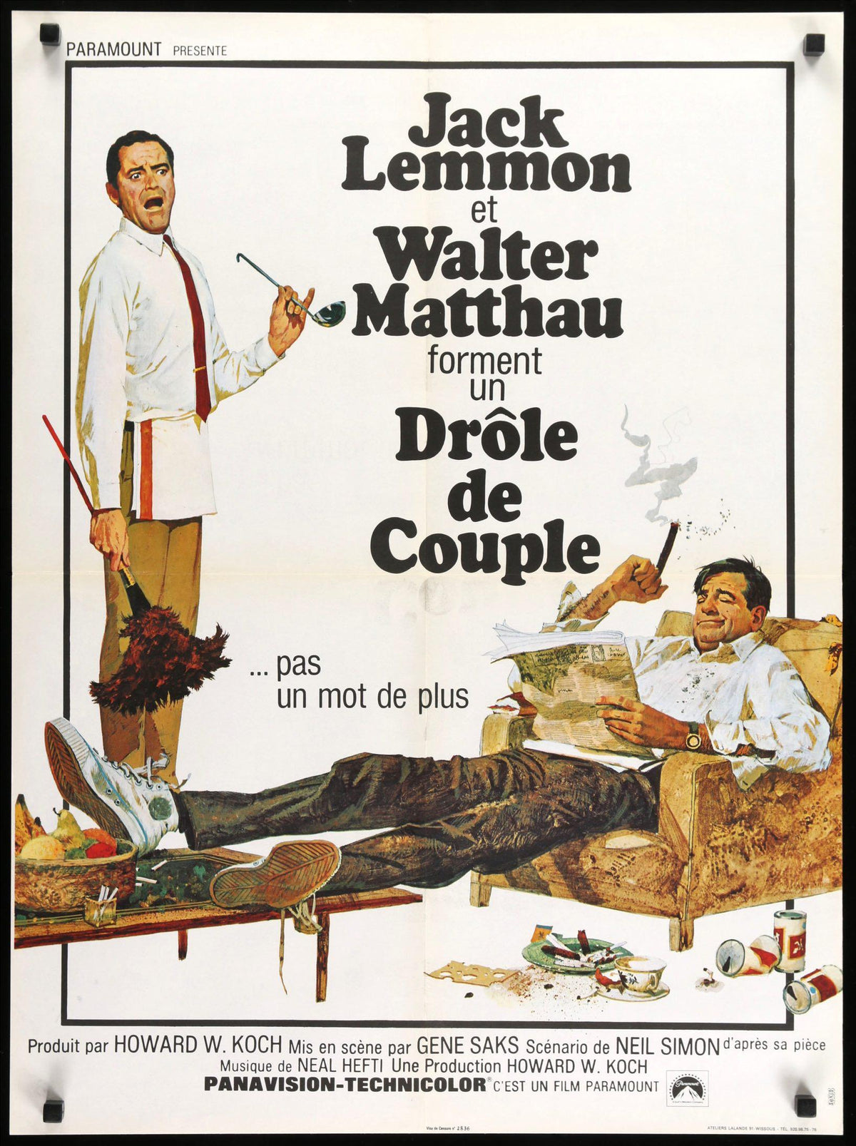 Odd Couple (1968) original movie poster for sale at Original Film Art - Vintage Movie Posters