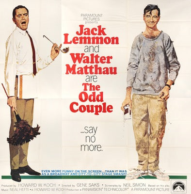Odd Couple (1968) original movie poster for sale at Original Film Art - Vintage Movie Posters