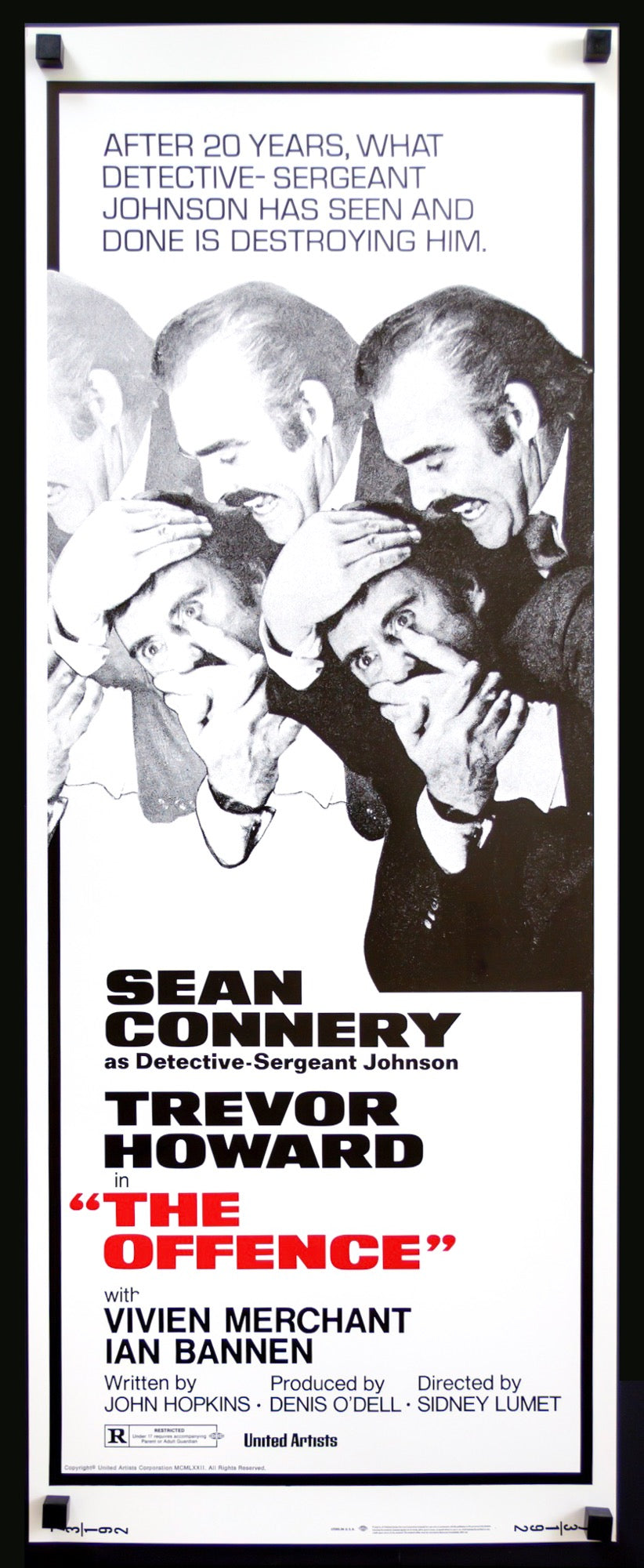 Offence (1973) original movie poster for sale at Original Film Art - Vintage Movie Posters