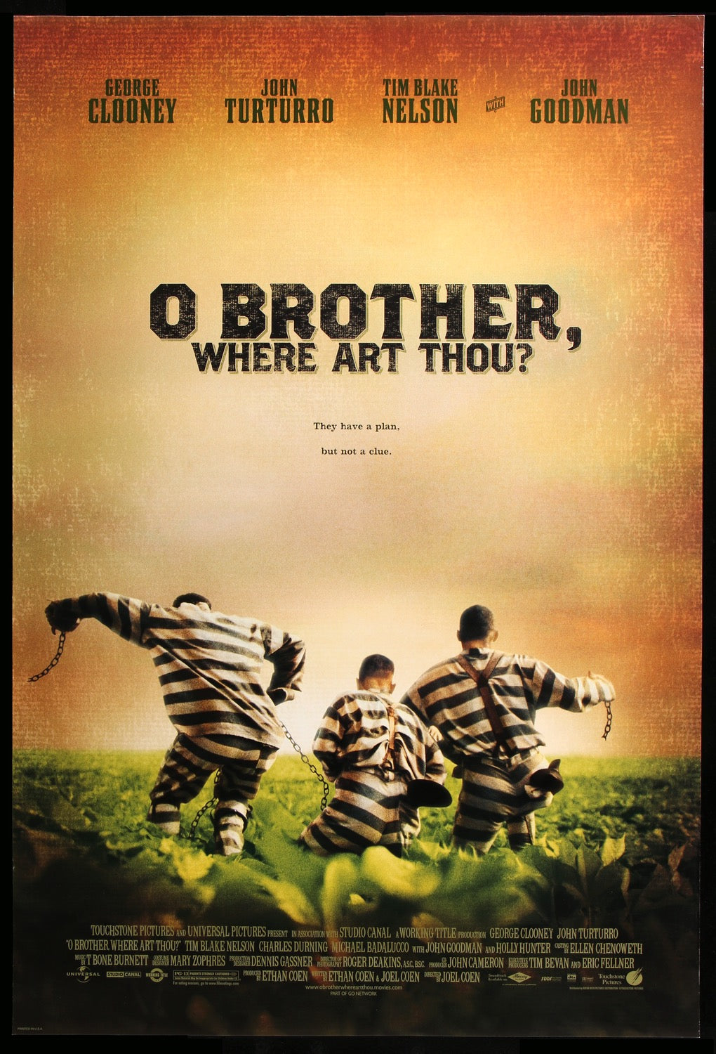 O Brother, Where Art Thou? (2000) original movie poster for sale at Original Film Art - Vintage Movie Posters