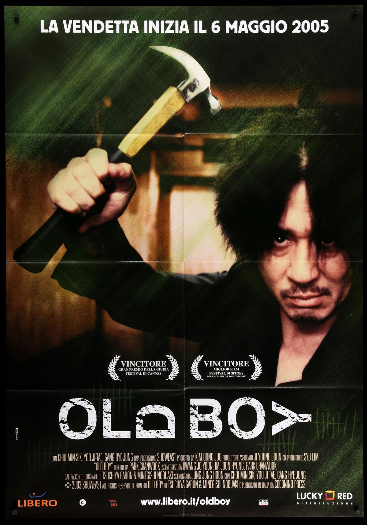 Oldboy (2003) original movie poster for sale at Original Film Art - Vintage Movie Posters