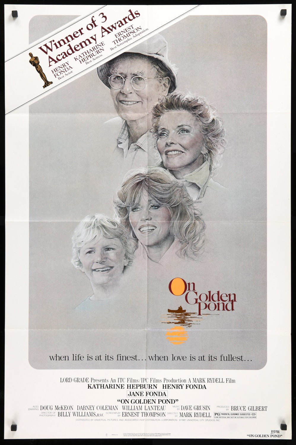 On Golden Pond (1981) original movie poster for sale at Original Film Art