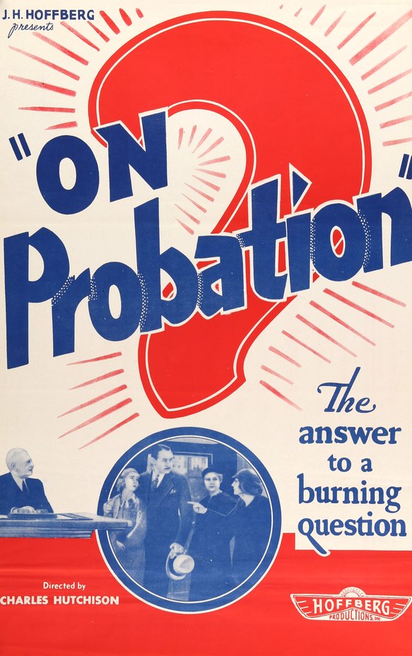 On Probation (1935) original movie poster for sale at Original Film Art - Vintage Movie Posters