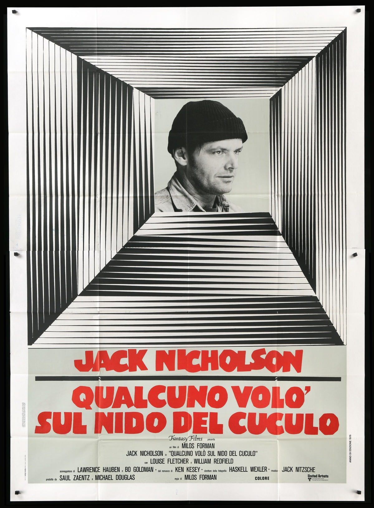 One Flew Over the Cuckoo&#39;s Nest (1975) original movie poster for sale at Original Film Art