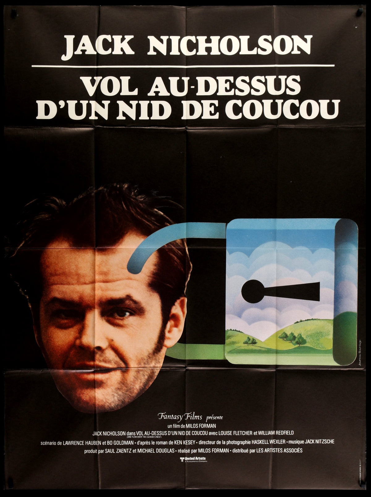 One Flew Over the Cuckoo&#39;s Nest (1975) original movie poster for sale at Original Film Art - Vintage Movie Posters