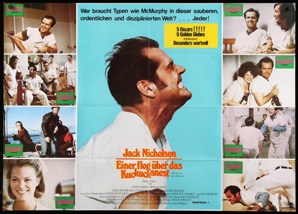 One Flew Over the Cuckoo&#39;s Nest (1975) original movie poster for sale at Original Film Art