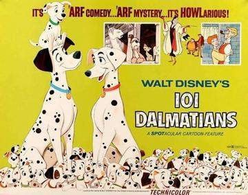 101 Dalmatians (1961) original movie poster for sale at Original Film Art - Vintage Movie Posters