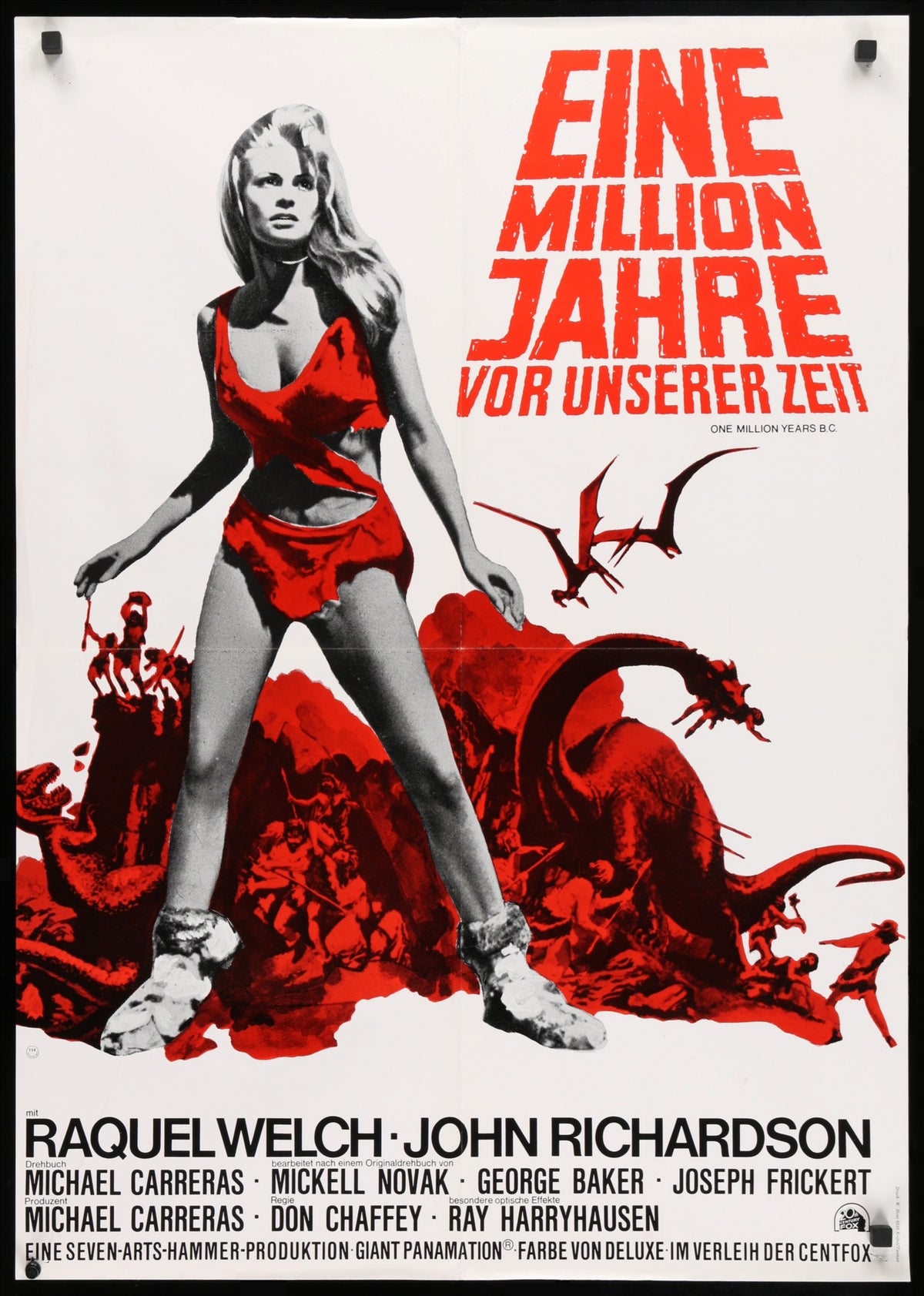 One Million Years B.C. (1966) original movie poster for sale at Original Film Art - Vintage Movie Posters