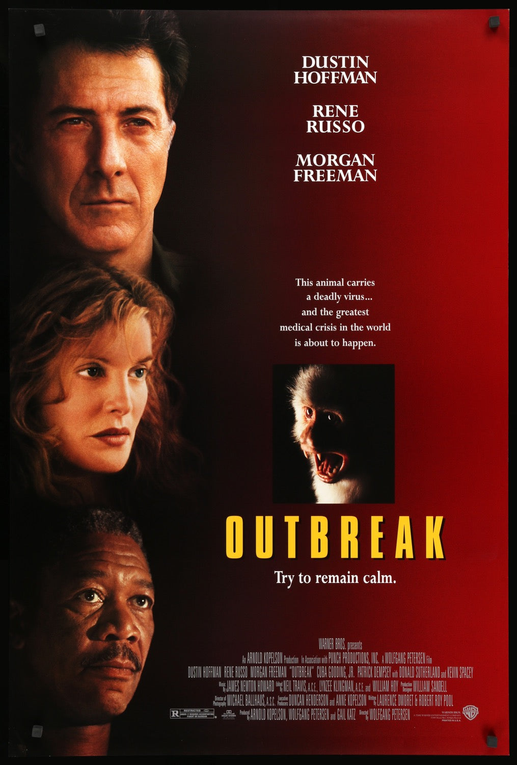 Outbreak (1995) original movie poster for sale at Original Film Art - Vintage Movie Posters