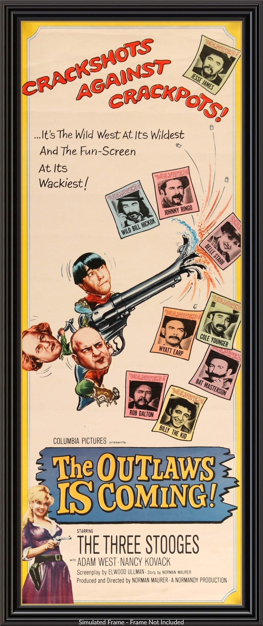 The Outlaws Is Coming! (1965) original movie poster for sale at Original Film Art