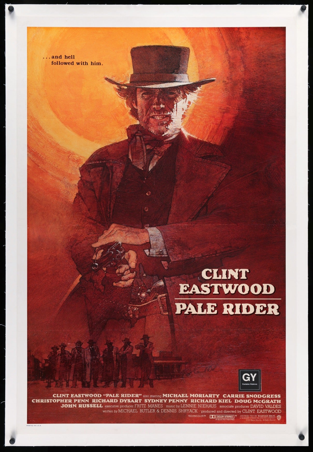 Pale Rider (1985) original movie poster for sale at Original Film Art - Vintage Movie Posters