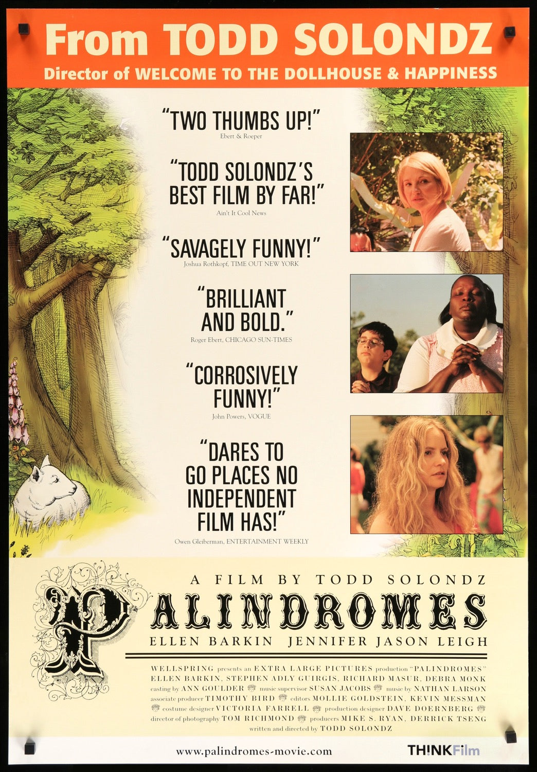 Palindromes (2004) original movie poster for sale at Original Film Art