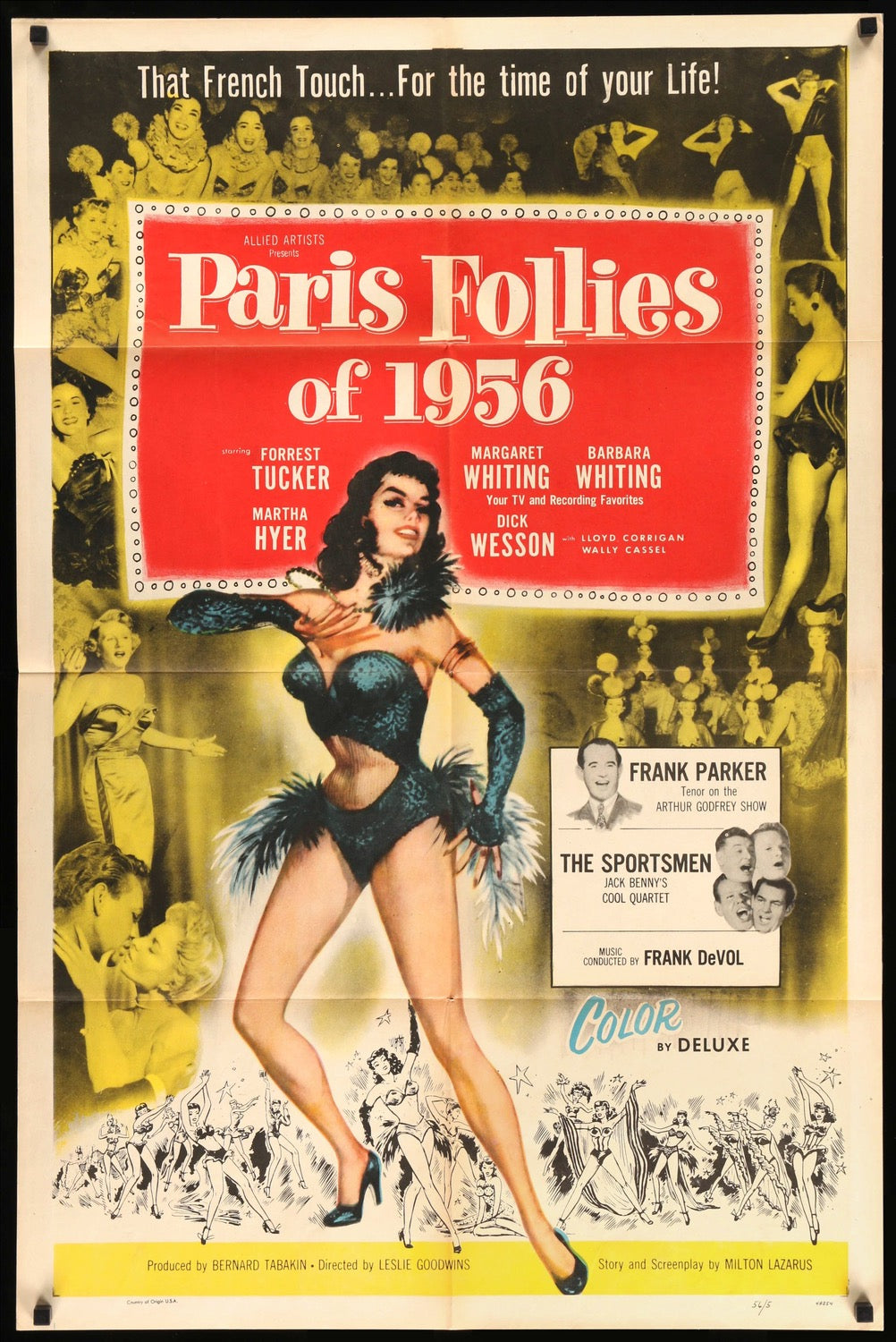 Paris Follies of 1956 (1955) original movie poster for sale at Original Film Art