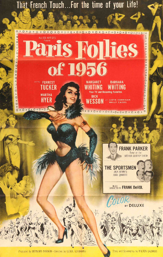 Paris Follies of 1956 (1955) original movie poster for sale at Original Film Art - Vintage Movie Posters