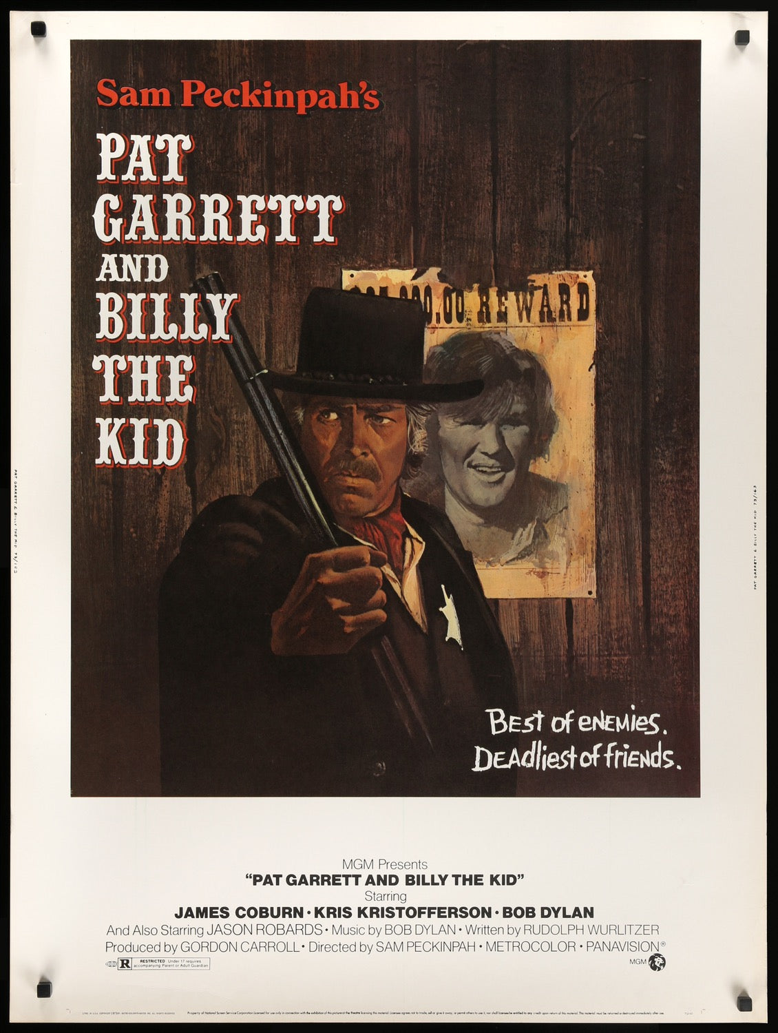 Pat Garrett and Billy the Kid (1973) original movie poster for sale at Original Film Art