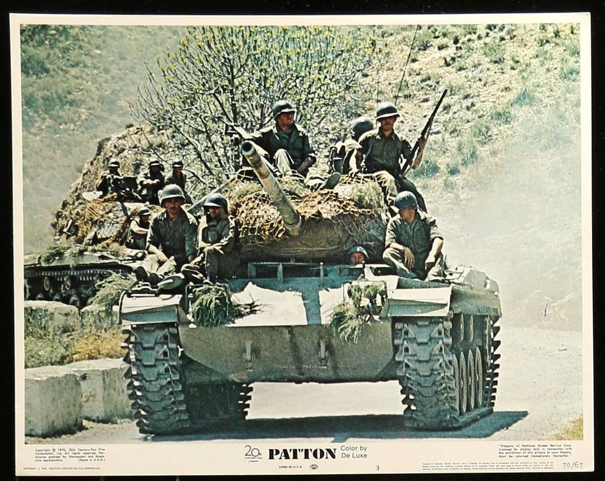 Movie Poster - Patton (1970) Lobby Card #3  - Original Film Art - Vintage Movie Posters