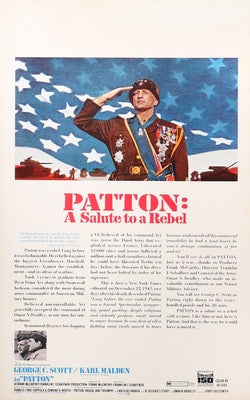 Patton (1970) original movie poster for sale at Original Film Art - Vintage Movie Posters