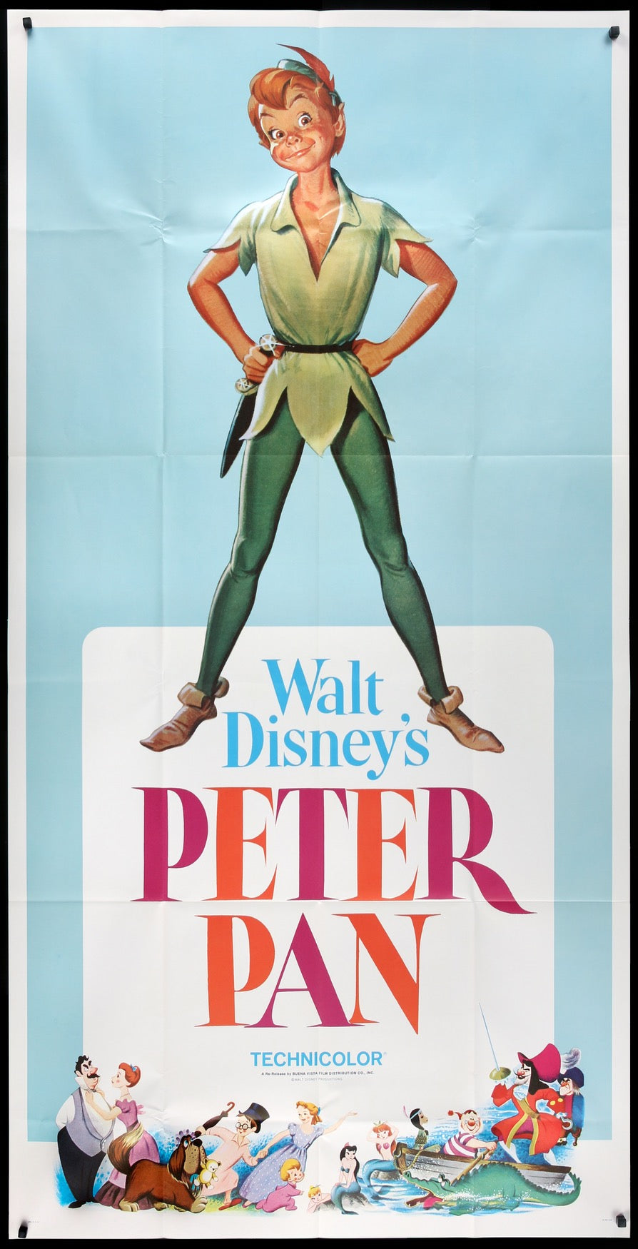 Peter Pan (1953) original movie poster for sale at Original Film Art