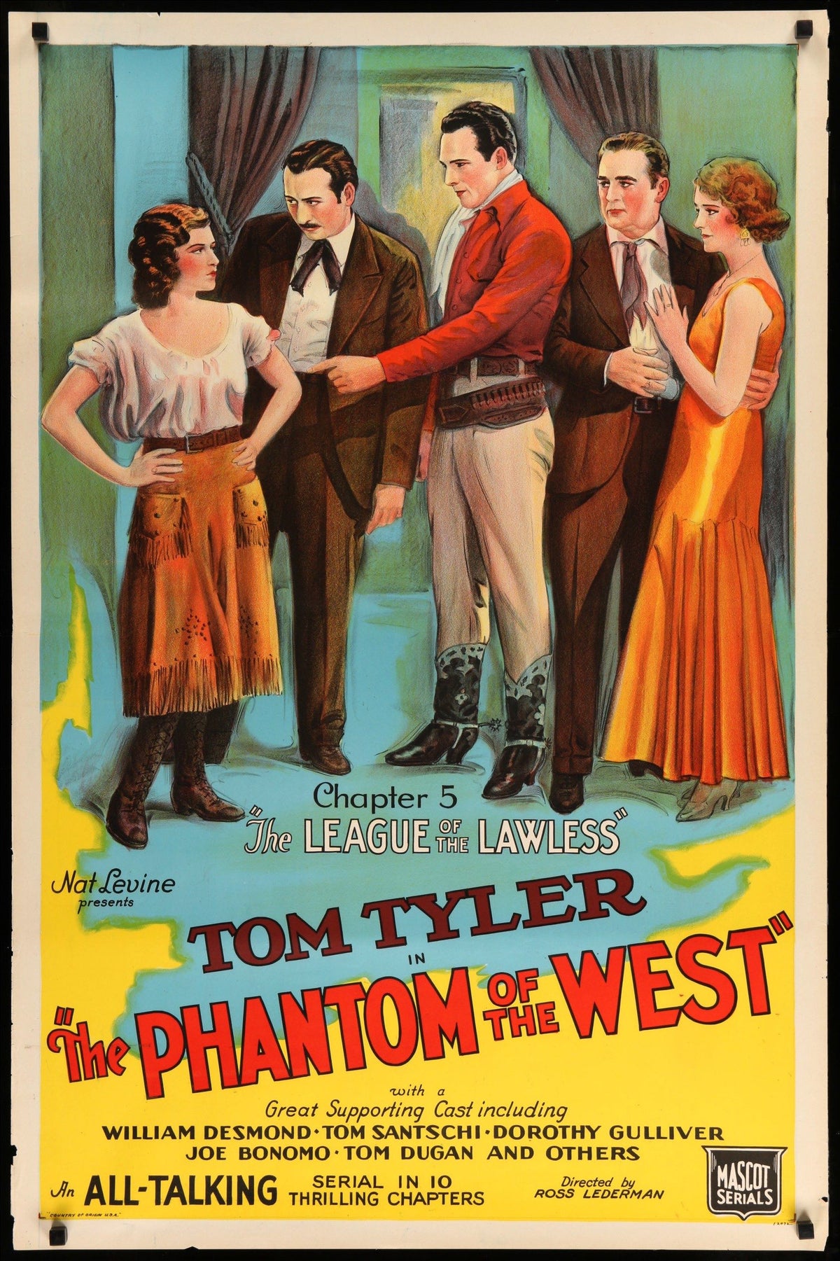 Phantom of the West (1931) original movie poster for sale at Original Film Art