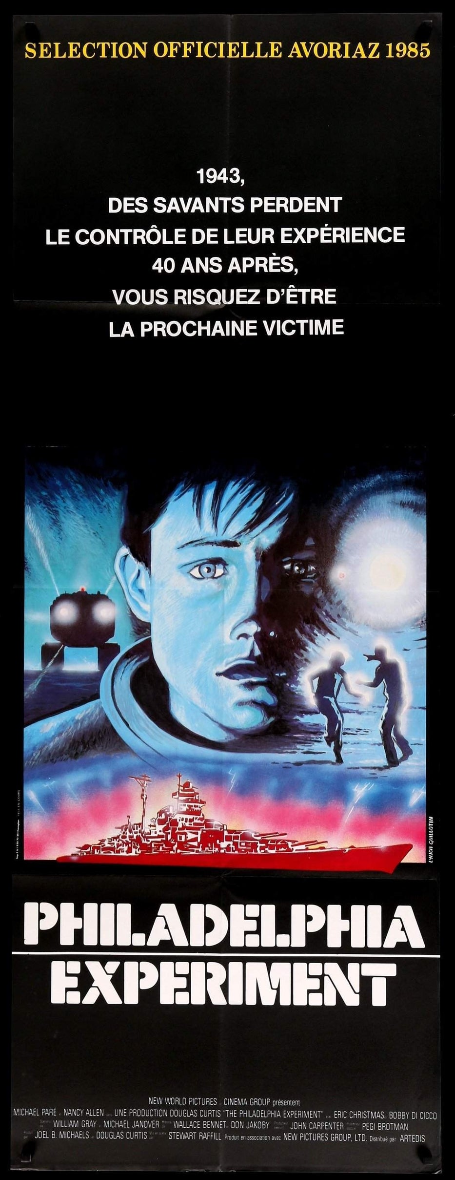 Philadelphia Experiment (1984) original movie poster for sale at Original Film Art - Vintage Movie Posters