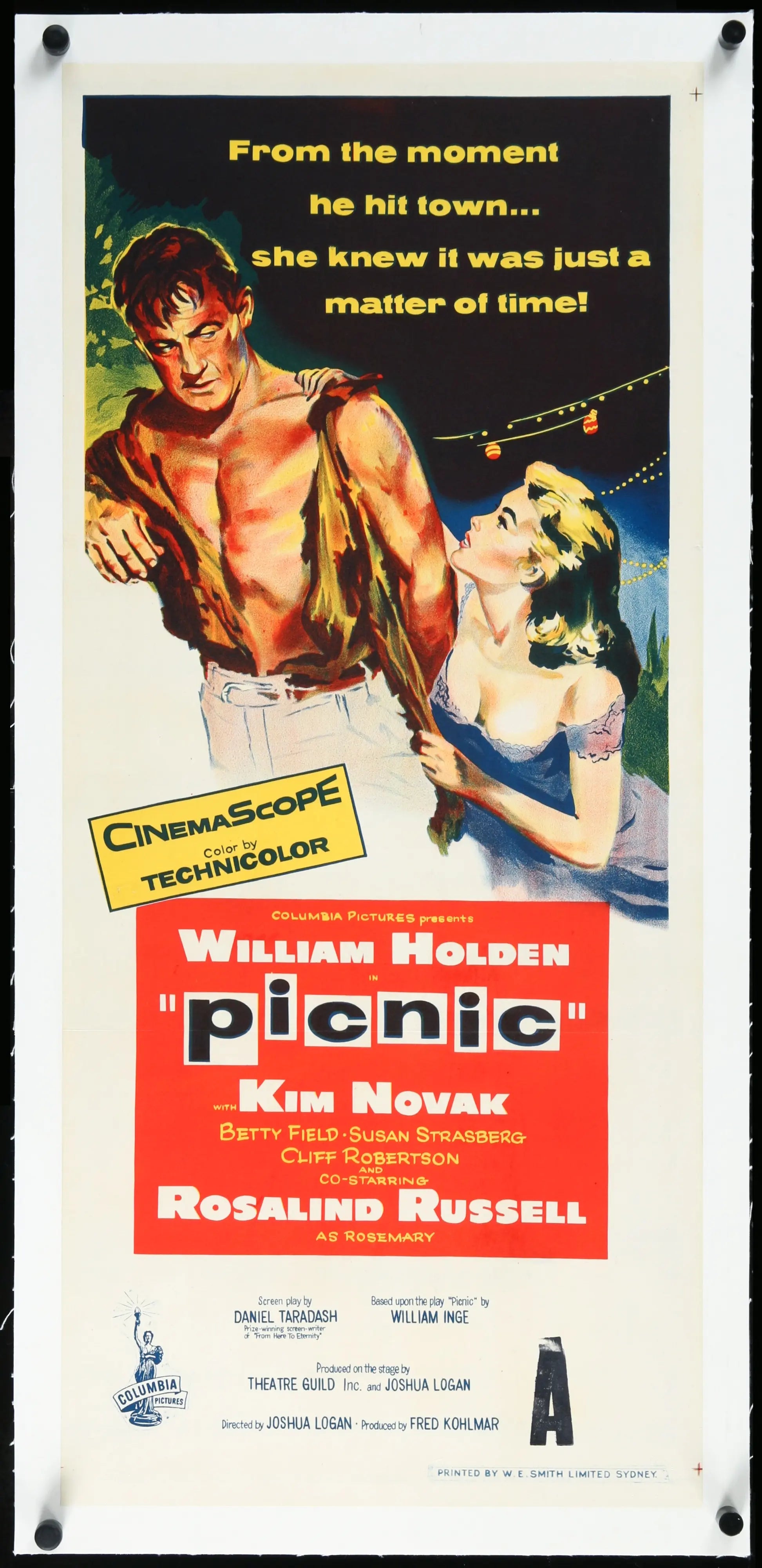 Picnic (1956) original movie poster for sale at Original Film Art