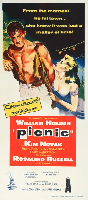 Picnic (1956) original movie poster for sale at Original Film Art - Vintage Movie Posters