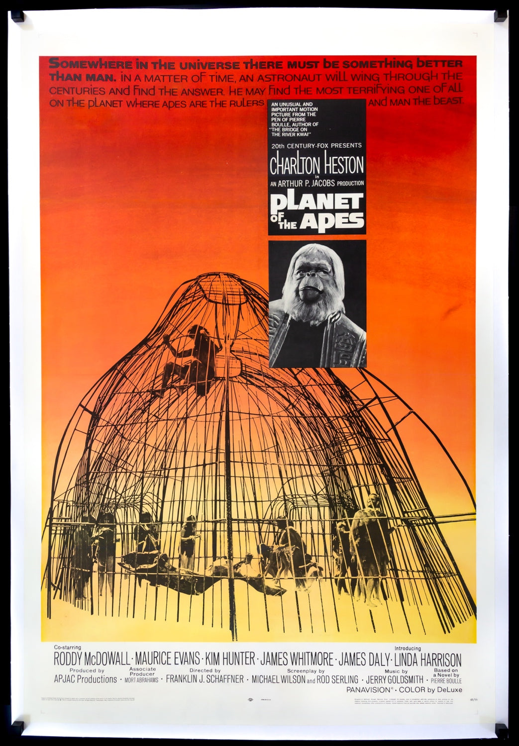Planet of the Apes (1968) original movie poster for sale at Original Film Art - Vintage Movie Posters