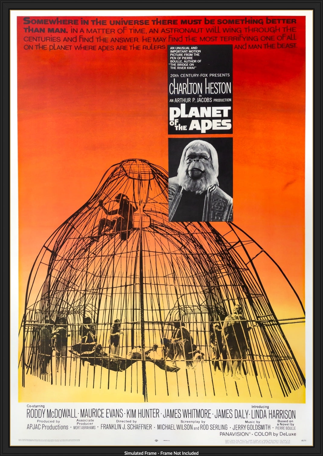 Planet of the Apes (1968) original movie poster for sale at Original Film Art