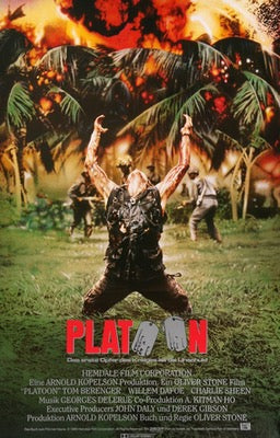Platoon (1986) original movie poster for sale at Original Film Art - Vintage Movie Posters