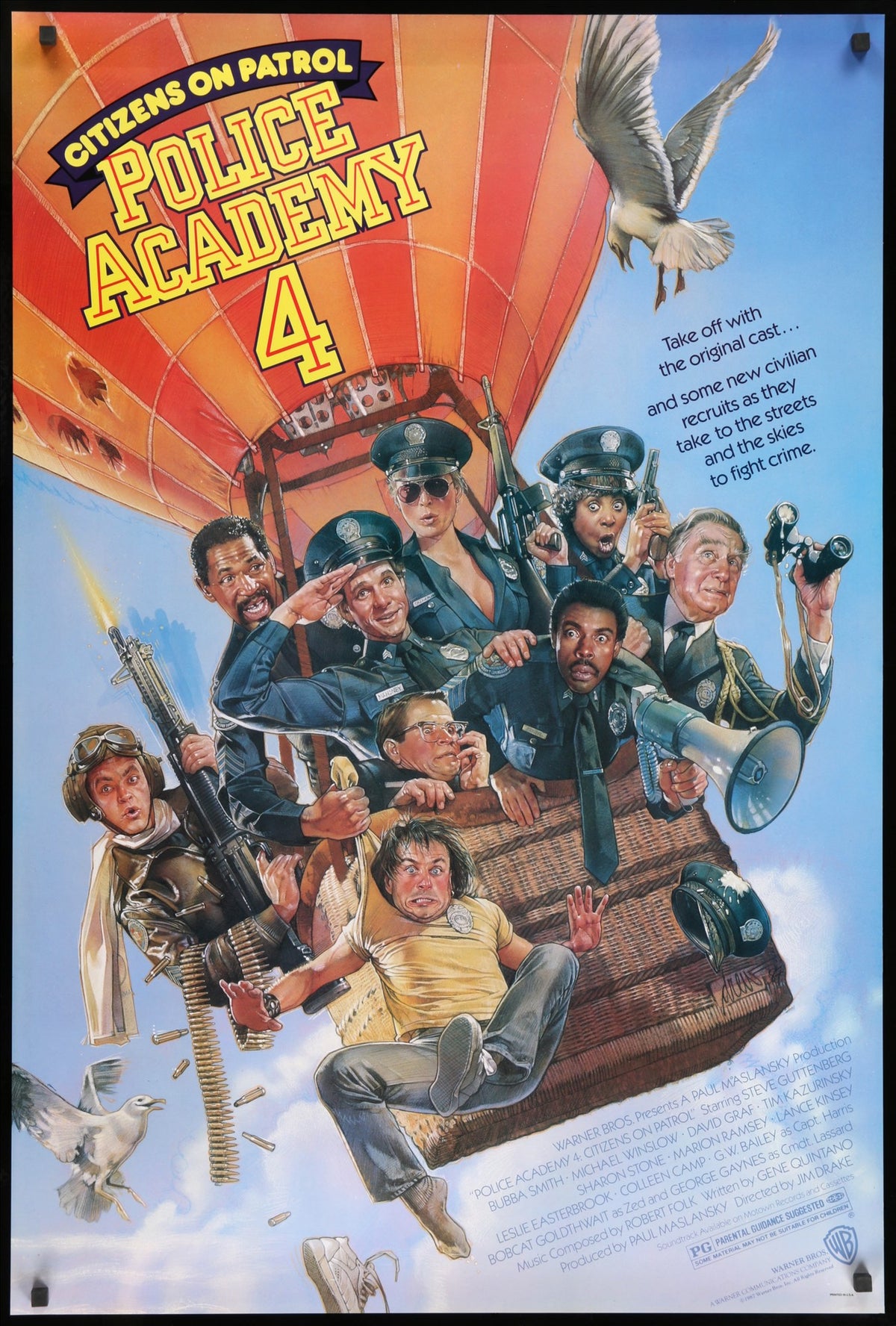 Police Academy 4: Citizens on Patrol (1987) original movie poster for sale at Original Film Art