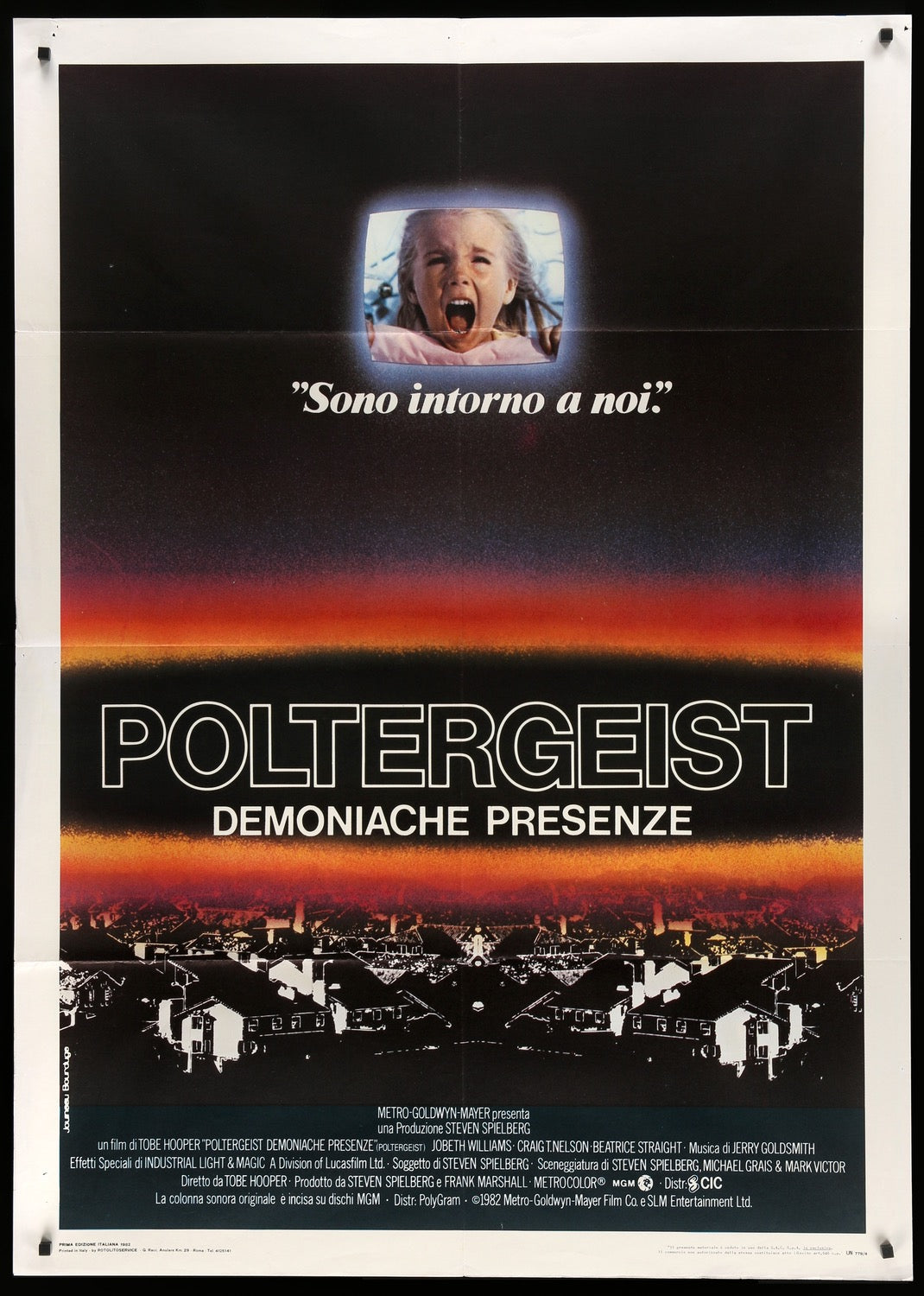 Poltergeist (1982) original movie poster for sale at Original Film Art - Vintage Movie Posters