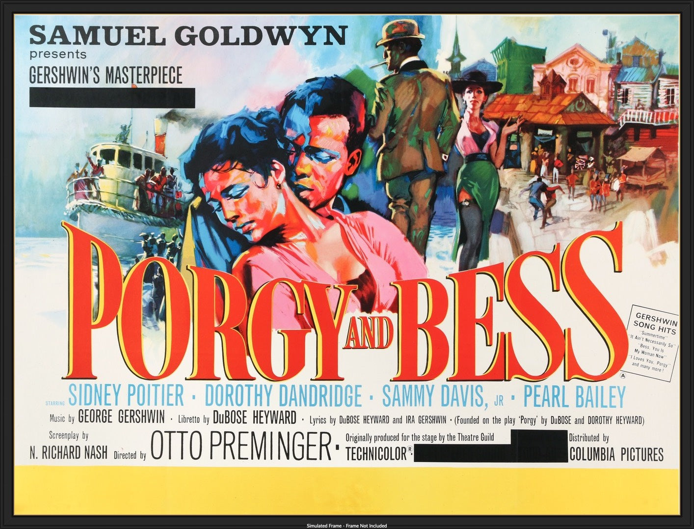 Porgy and Bess (1959) original movie poster for sale at Original Film Art