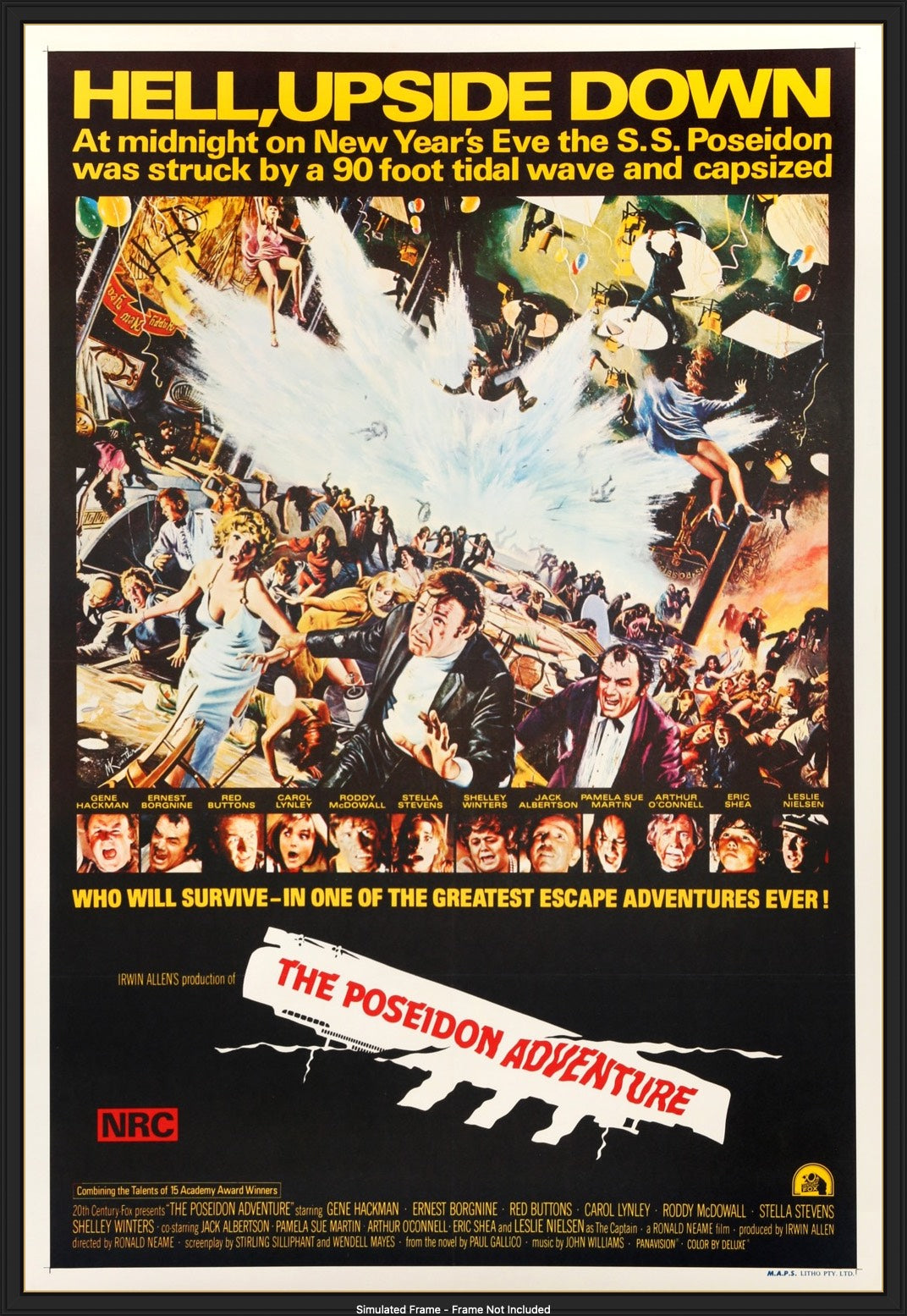 Poseidon Adventure (1972) original movie poster for sale at Original Film Art - Vintage Movie Posters