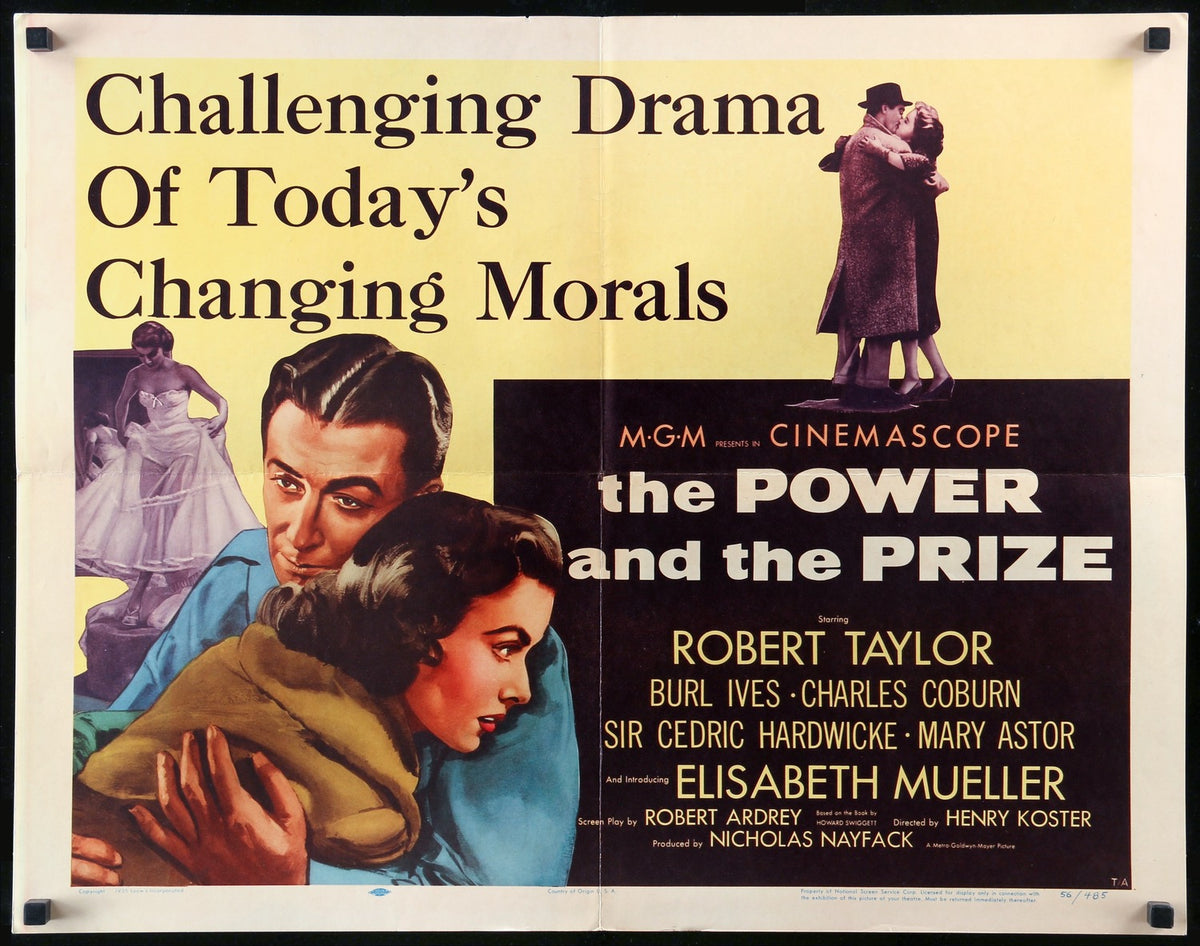 Power and the Prize (1956) original movie poster for sale at Original Film Art - Vintage Movie Posters