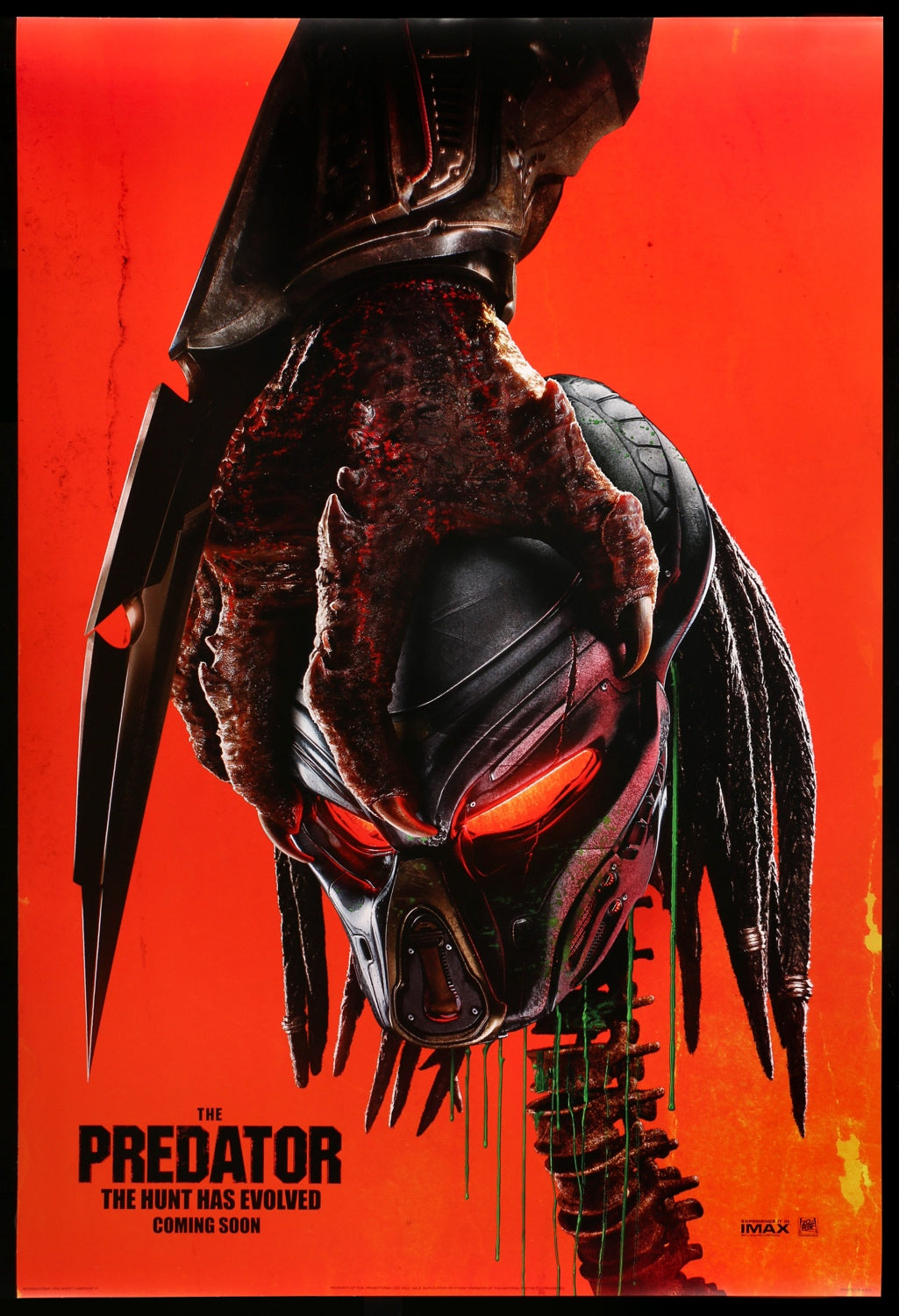 Predator (2018) original movie poster for sale at Original Film Art - Vintage Movie Posters
