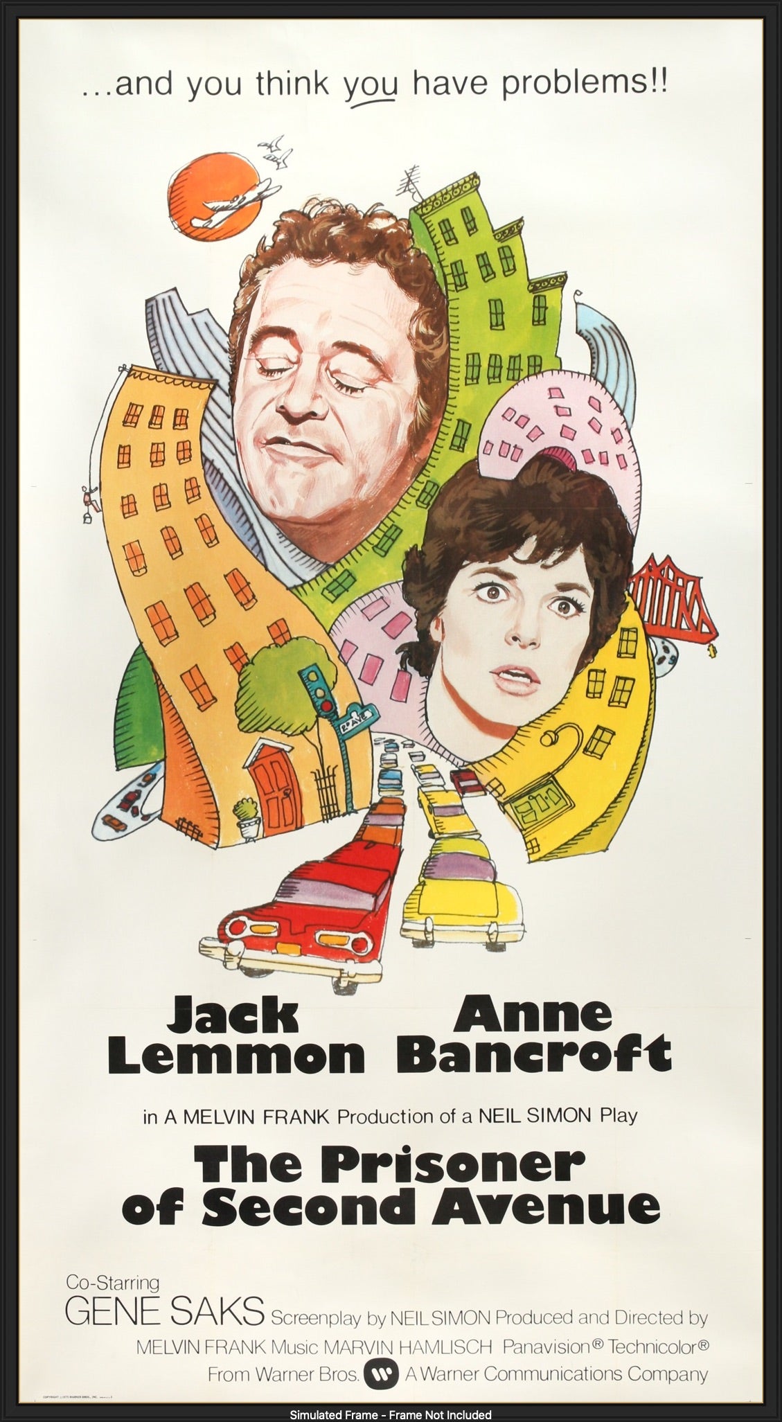Prisoner of Second Avenue (1975) original movie poster for sale at Original Film Art - Vintage Movie Posters
