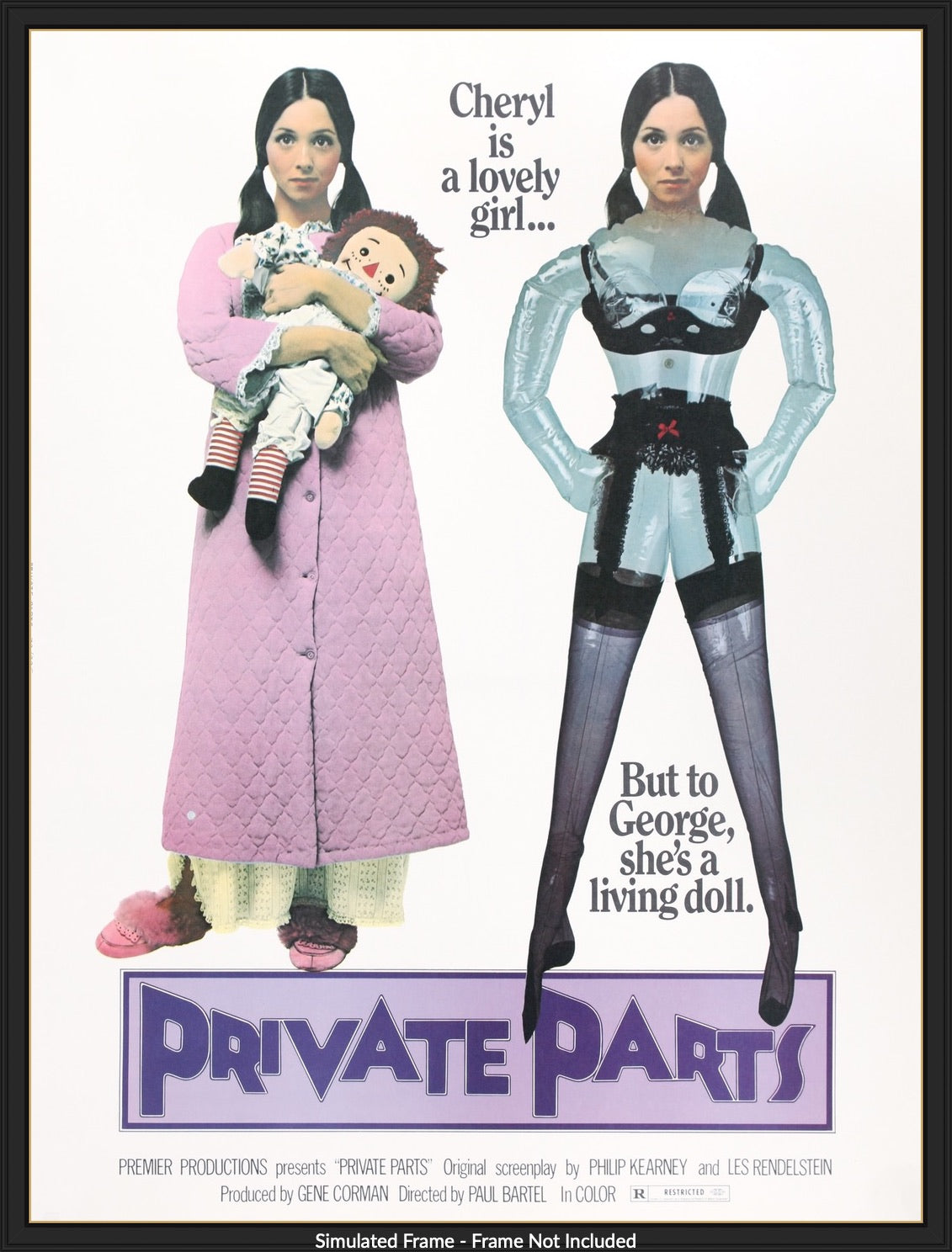 Private Parts (1972) original movie poster for sale at Original Film Art