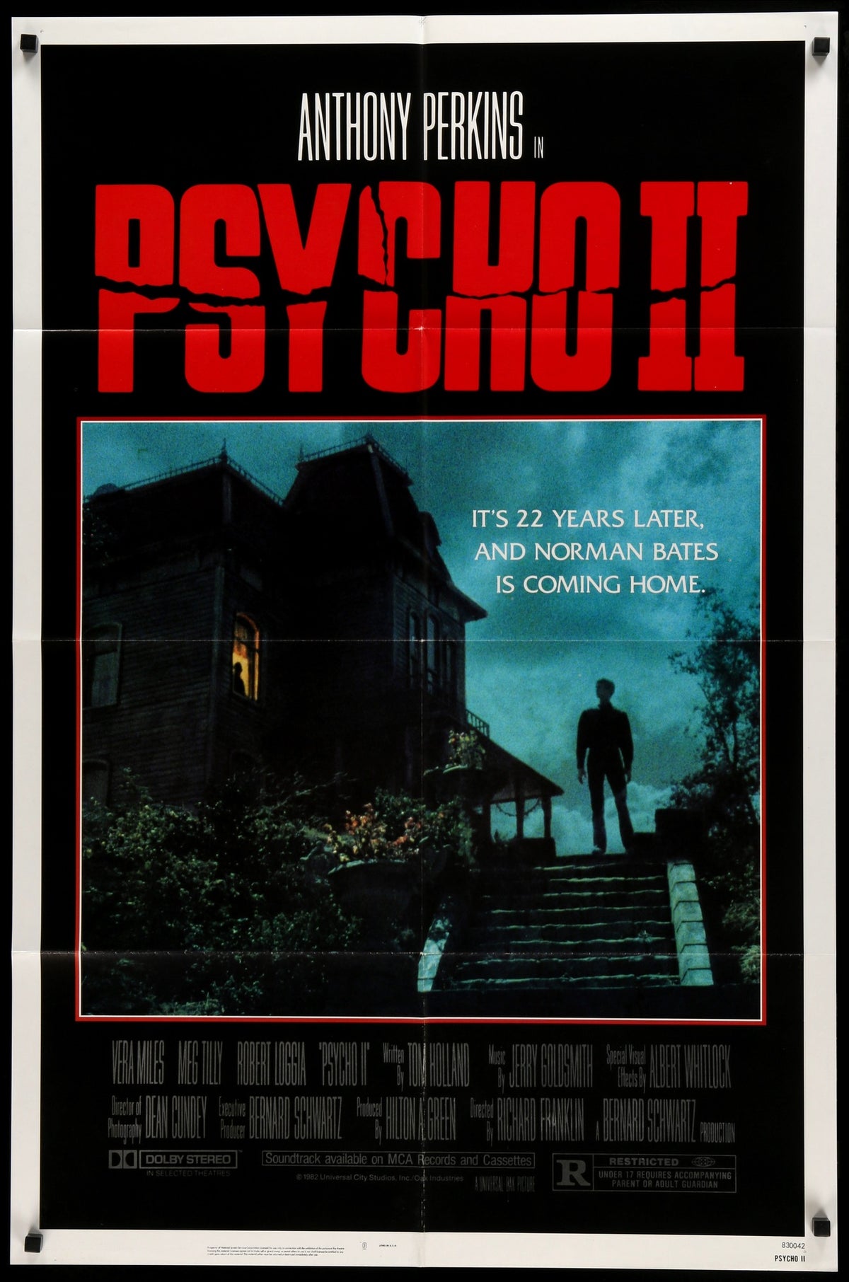 Psycho II (1983) original movie poster for sale at Original Film Art