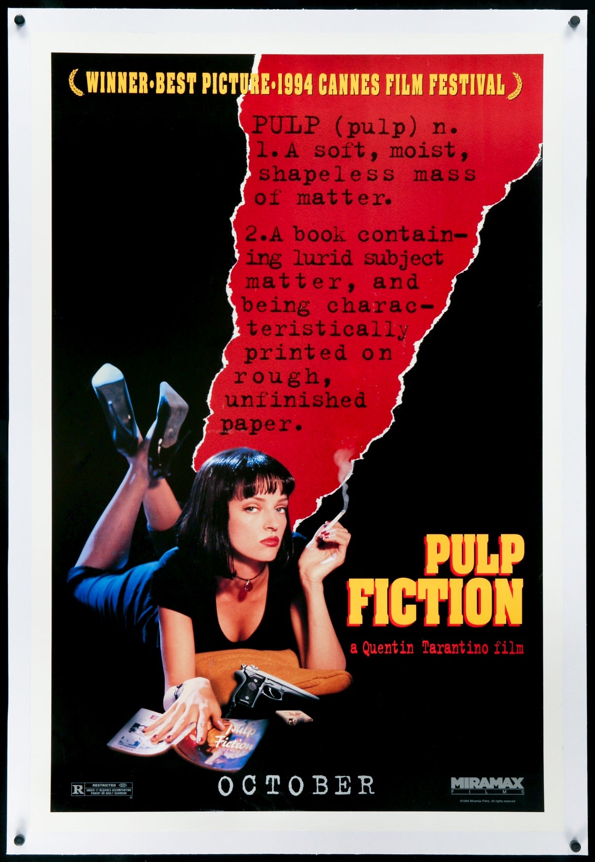 Pulp Fiction (1994) original movie poster for sale at Original Film Art