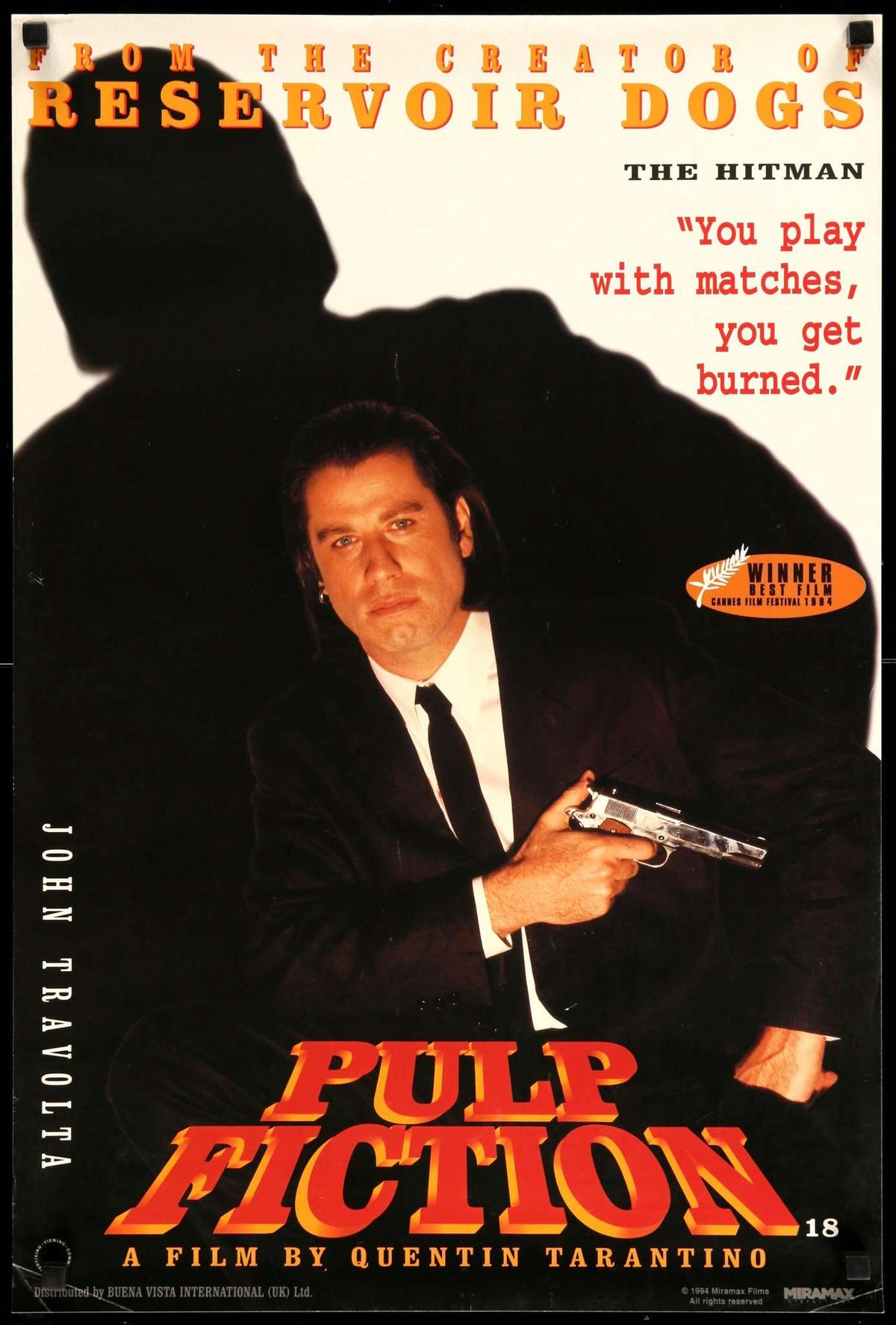 Pulp Fiction (1994) original movie poster for sale at Original Film Art - Vintage Movie Posters