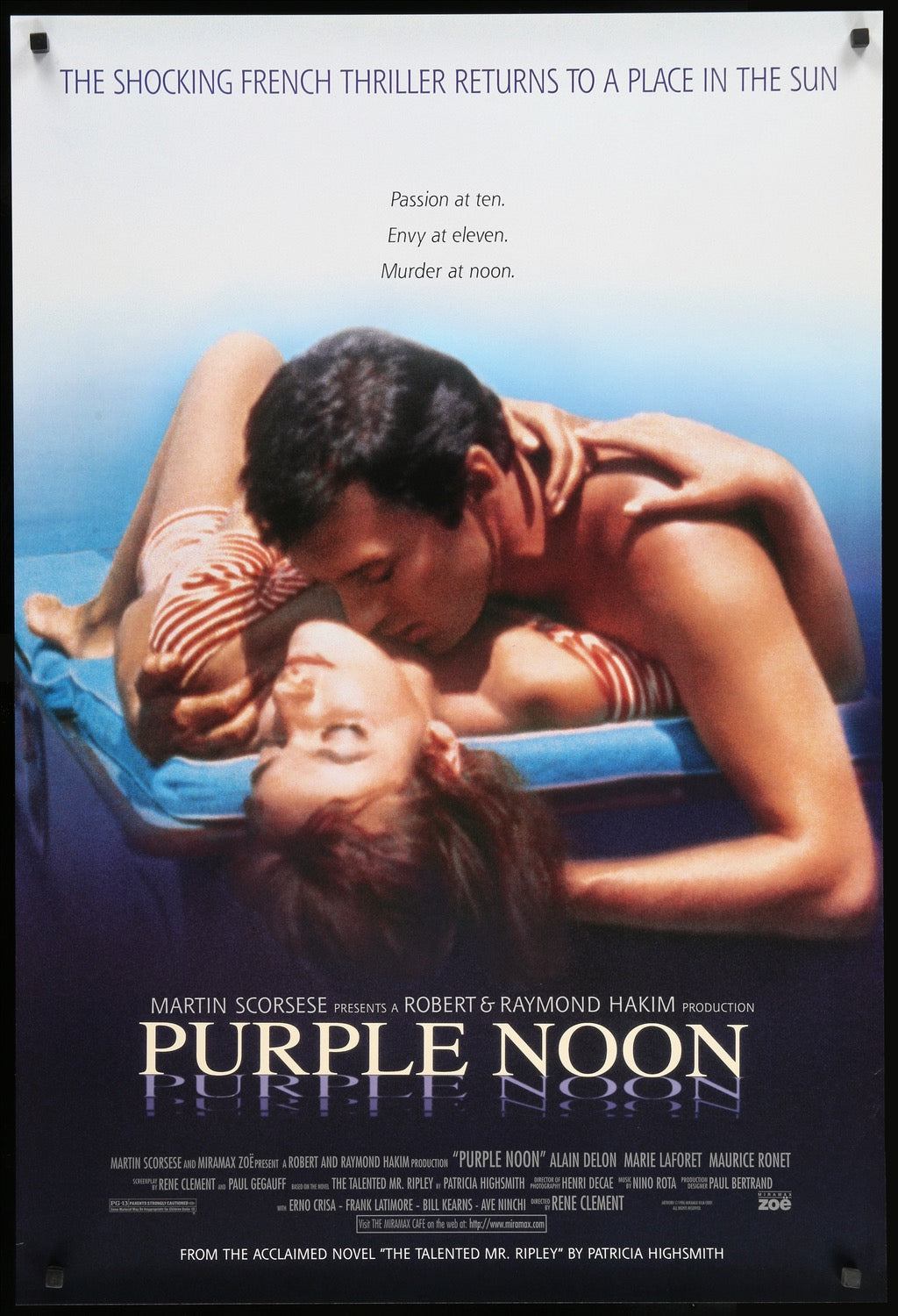 Purple Noon (1960) original movie poster for sale at Original Film Art - Vintage Movie Posters
