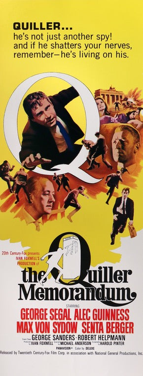 Quiller Memorandum (1966) original movie poster for sale at Original Film Art - Vintage Movie Posters